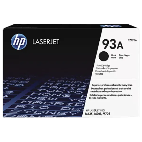 HP 93A Black Original LaserJet Toner (for LJ M706N, 435NW)